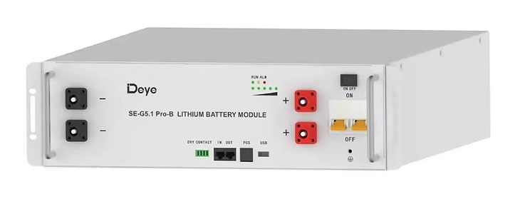 Акумулятор Deye SE-G5.1Pro-B LiFePO451,2V/100AH, 5120W*h, 200А